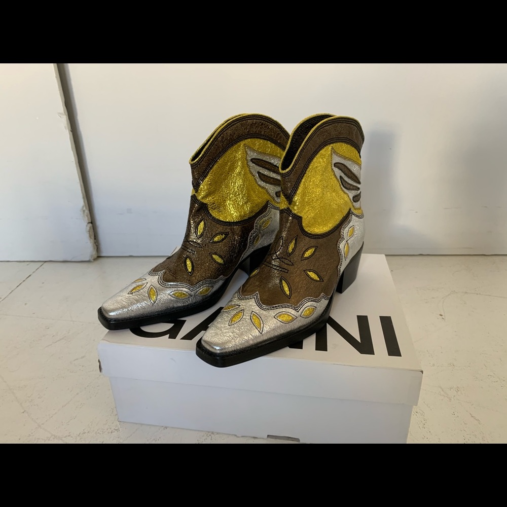 Ganni Cowboy Boots